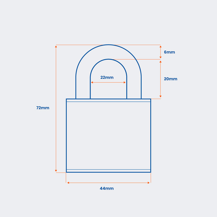 Squire ATL42S Weatherproof Padlock