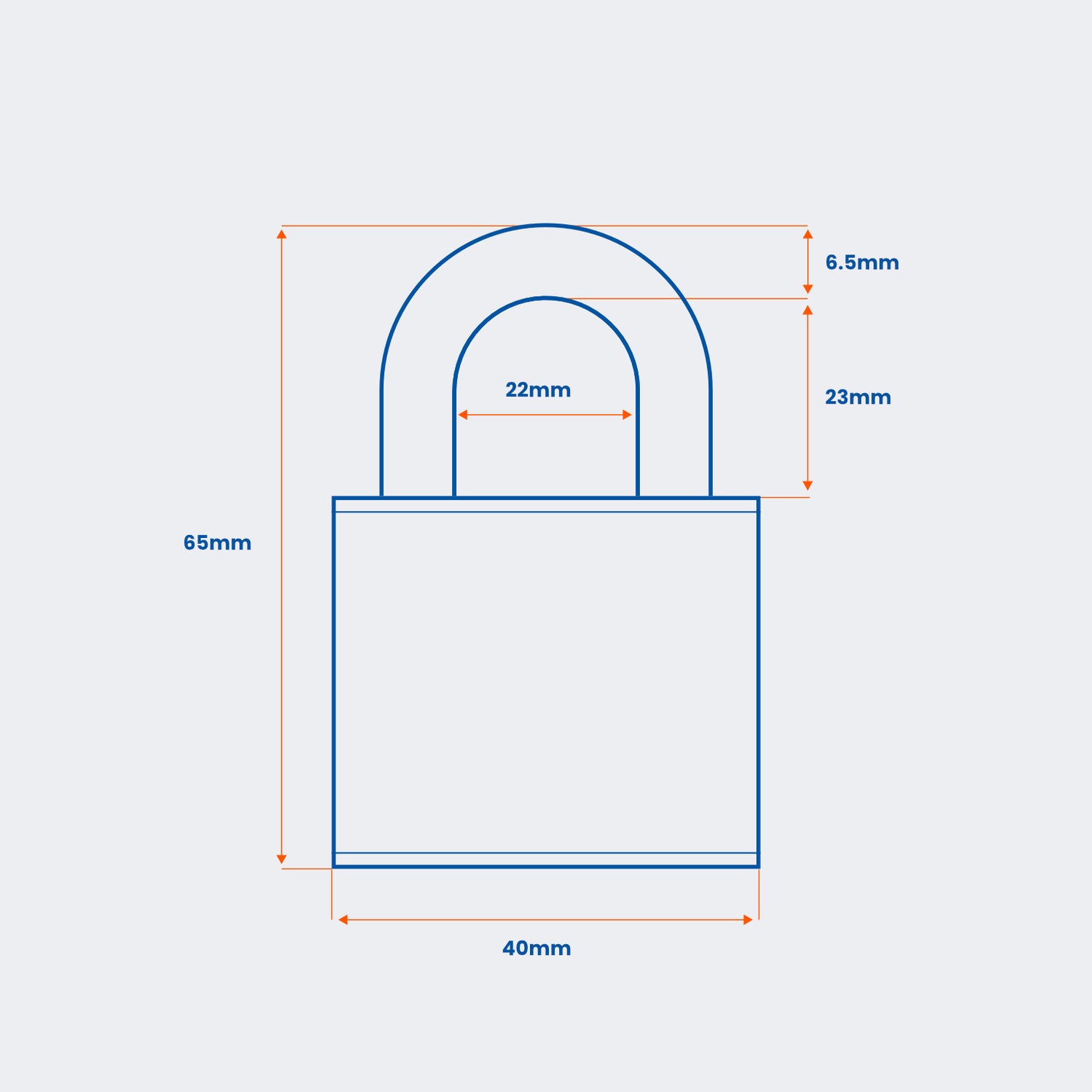 Sterling 460 Yacht - 40mm Weatherproof Padlock — Locks Direct