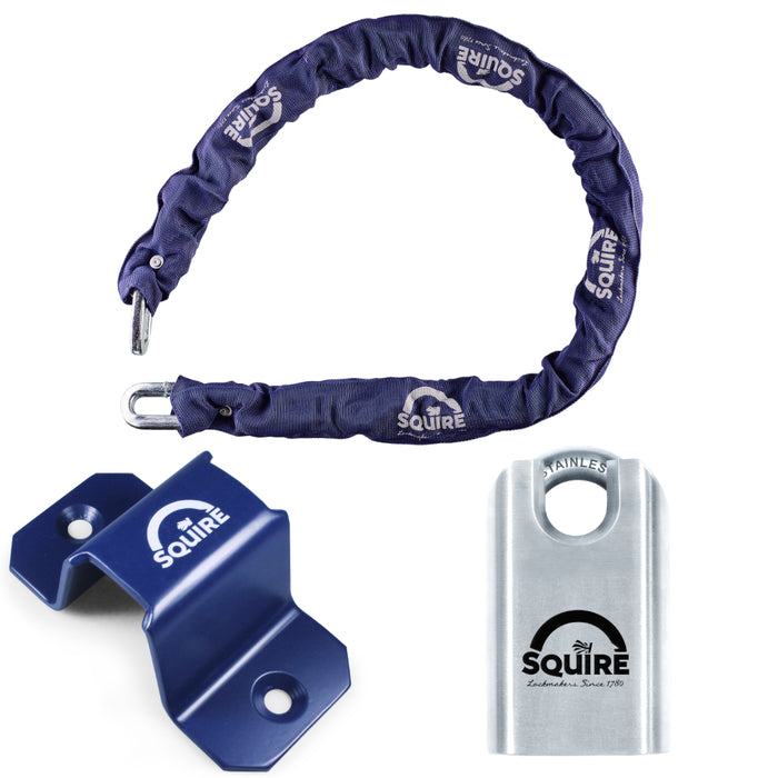 Squire ST50CS, G4 Security Chain & WA500 Ground Anchor